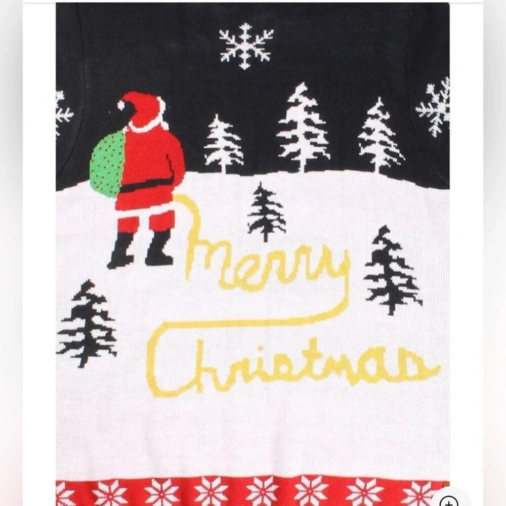 Tipsy Elves yellow snow ugly Christmas sweater, size XL